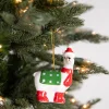 3.3” Ceramic Winter Llama Christmas Ornament