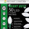C9 Faceted Pure White 50 LED Light Set