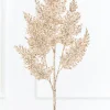 31" Champagne Glitter Cedar Spray