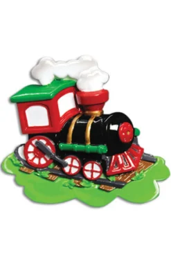 3.5" Choo Choo Train Customizable Ornament