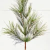 24" Christmas Flocked Pine Spray