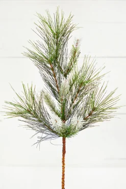 24" Christmas Flocked Pine Spray
