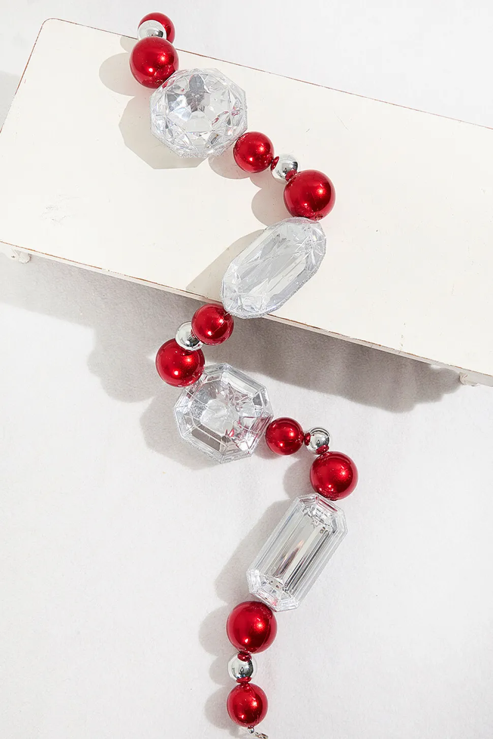 40" Christmas Jewels With Ball Ornament Garland