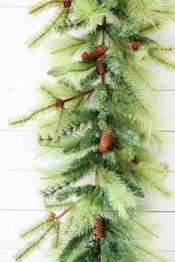 6' Christmas Long Needle Mixed Pine Garland