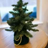 18” Christmas Tree In Green Decorative Bag