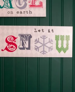 12” Christmas Wall Decor Plaque