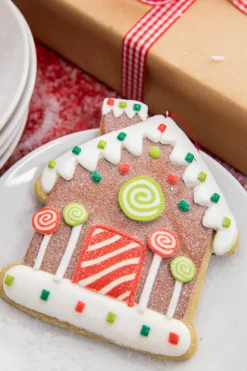 4.6” Clay Dough Gingerbread House Ornament