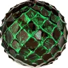 12cm Emerald Honeycomb Christmas Ball Ornament