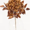 14" Copper Berry Bunch Metallic Stem