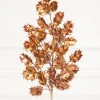 27" Copper Metallic Holly Berry Stem