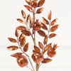 26" Copper Metallic Pomegranate Stem