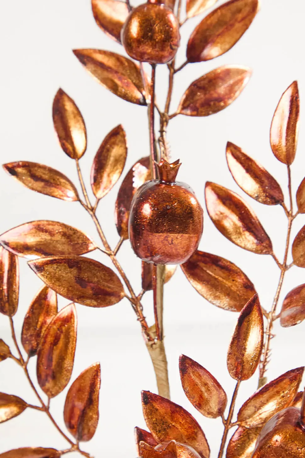 26" Copper Metallic Pomegranate Stem