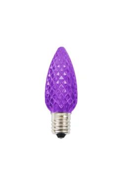 C9 Platinum Elite LED SMD Bulb (25 bulbs/bag) - Faceted, Purple