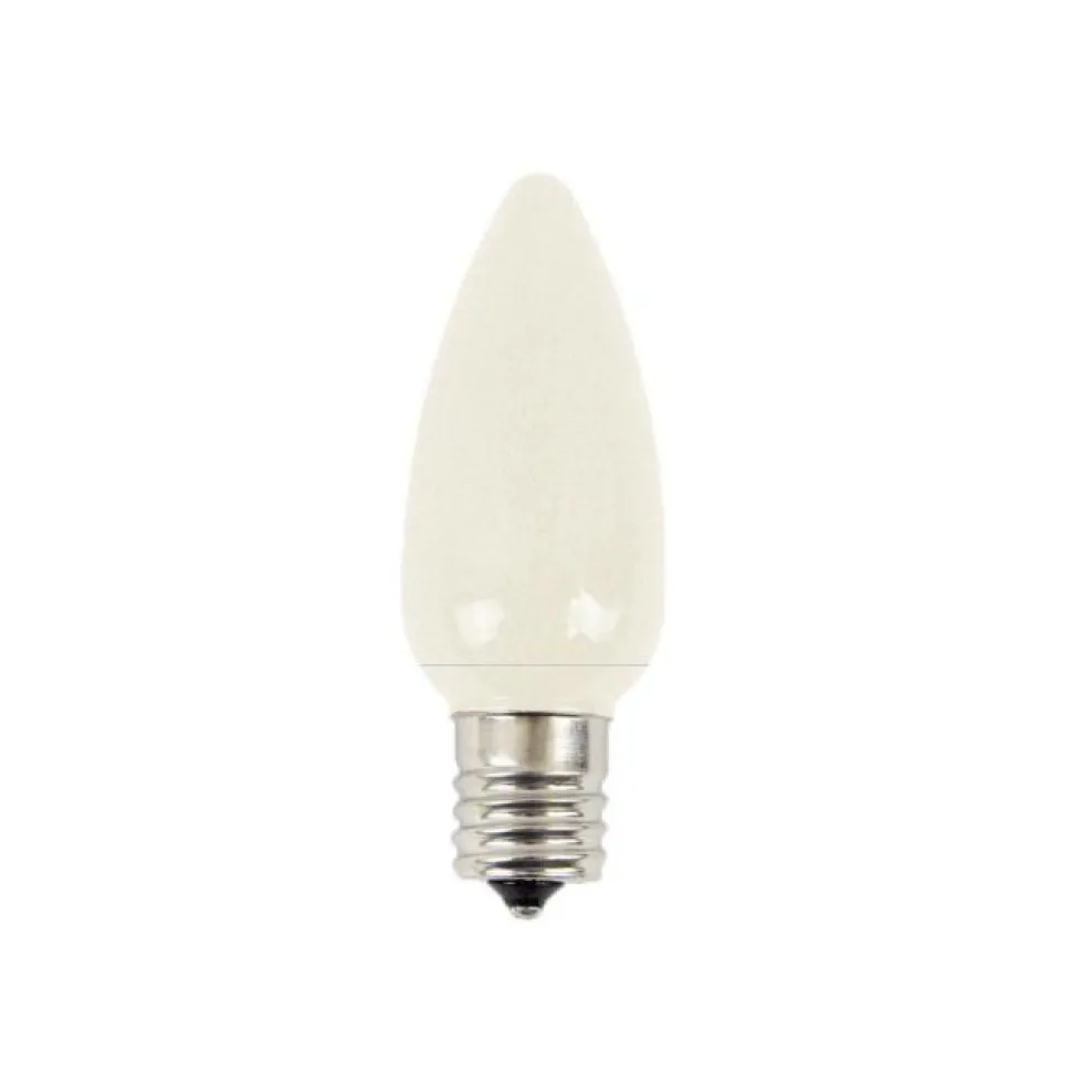 C9 Platinum Elite LED SMD Bulb (25 bulbs/bag) - Frosted, Warm White