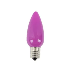 C9 Platinum Elite LED SMD Bulb (25 bulbs/bag) - Frosted, Pink