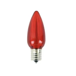 C9 Platinum Elite LED SMD Bulb (25 bulbs/bag) - Smooth, Red