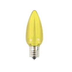 C9 Platinum Elite LED SMD Bulb (25 bulbs/bag) - Smooth, Yellow