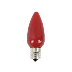 C9 Platinum Elite LED SMD Bulb (25 bulbs/bag) - Frosted, Red