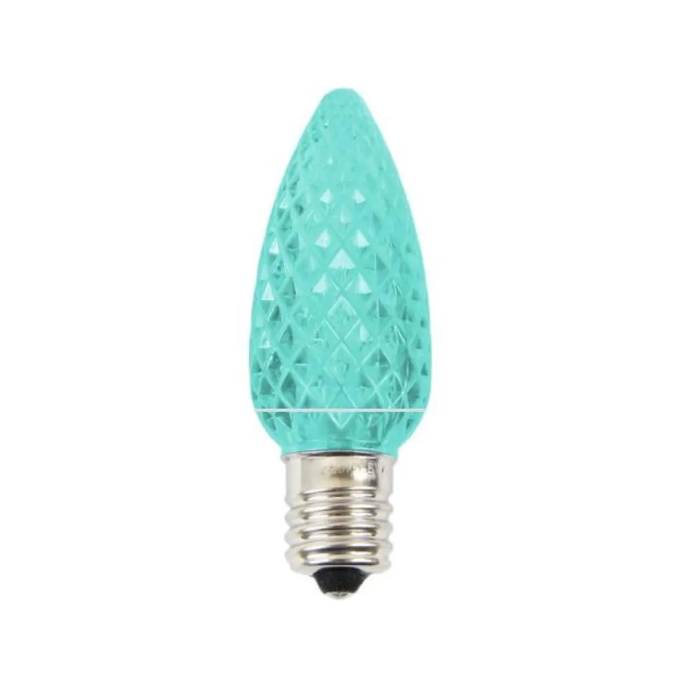 C9 Platinum Elite LED SMD Bulb (25 bulbs/bag) - Faceted, Teal