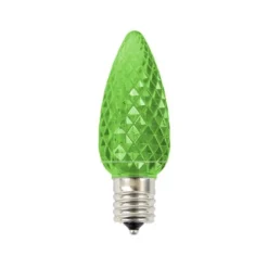 C9 Platinum Elite LED SMD Bulb (25 bulbs/bag) - Faceted, Green