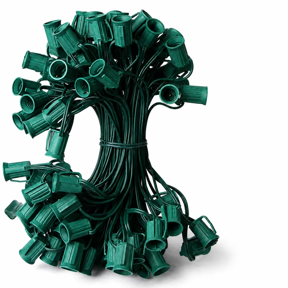 C9 Socket Cord - 100' 6" Spacing