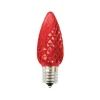 C9 Wonderful LED SMD Bulb (25 bulbs/bag) - Faceted, Red