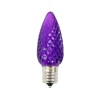 C9 Wonderful LED SMD Bulb (25 bulbs/bag) - Faceted, Purple