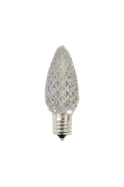 C9 Wonderful LED SMD Bulb (25 bulbs/bag) - Faceted, Pure White