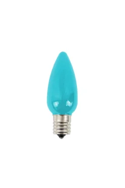 C9 Wonderful LED SMD Bulb (25 bulbs/bag) - Frosted, Teal