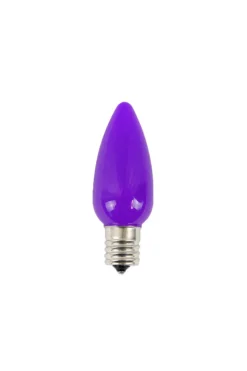 C9 Wonderful LED SMD Bulb (25 bulbs/bag) - Frosted, Purple