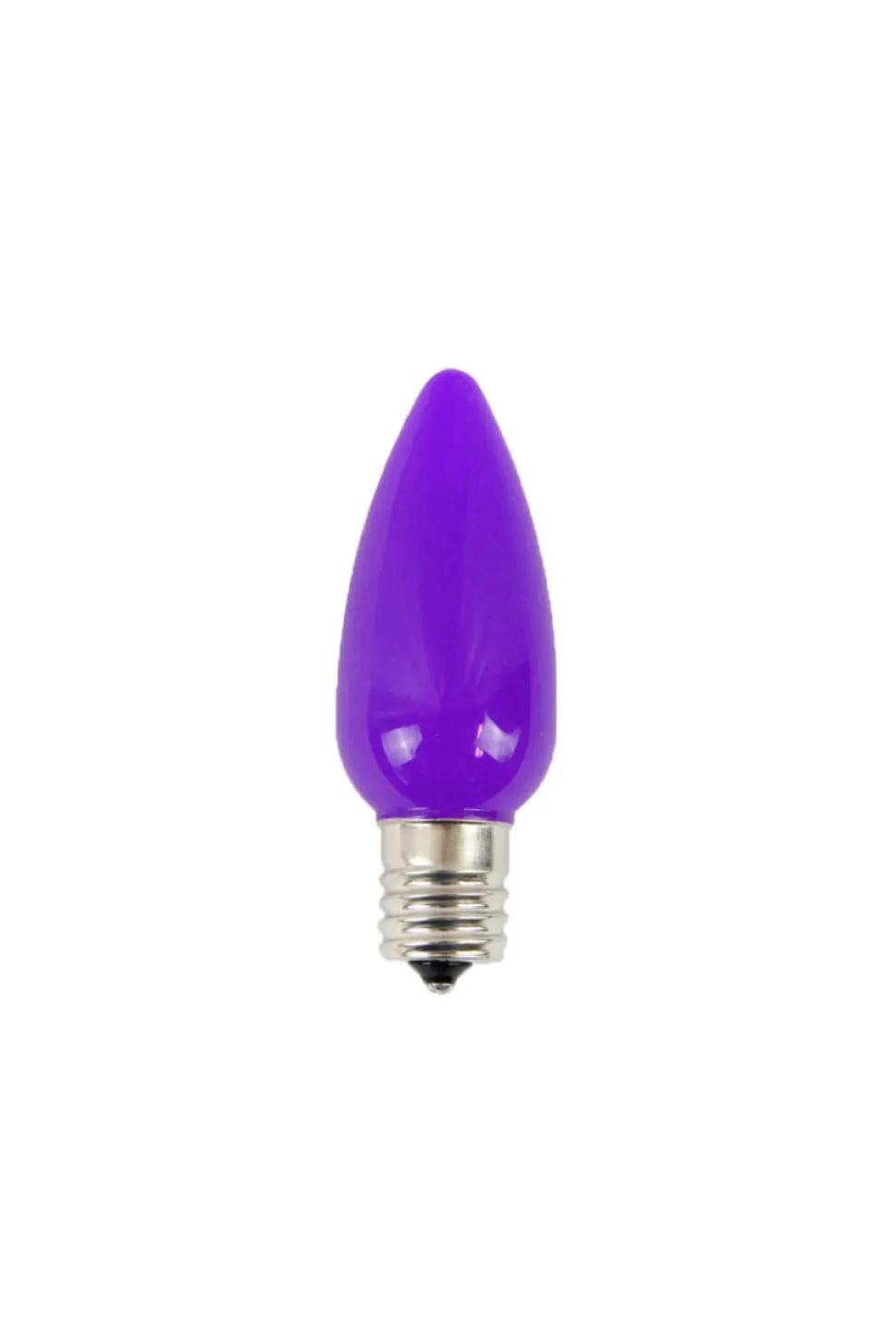 C9 Wonderful LED SMD Bulb (25 bulbs/bag) - Frosted, Purple