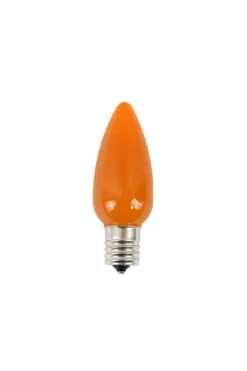 C9 Wonderful LED SMD Bulb (25 bulbs/bag) - Frosted, Orange