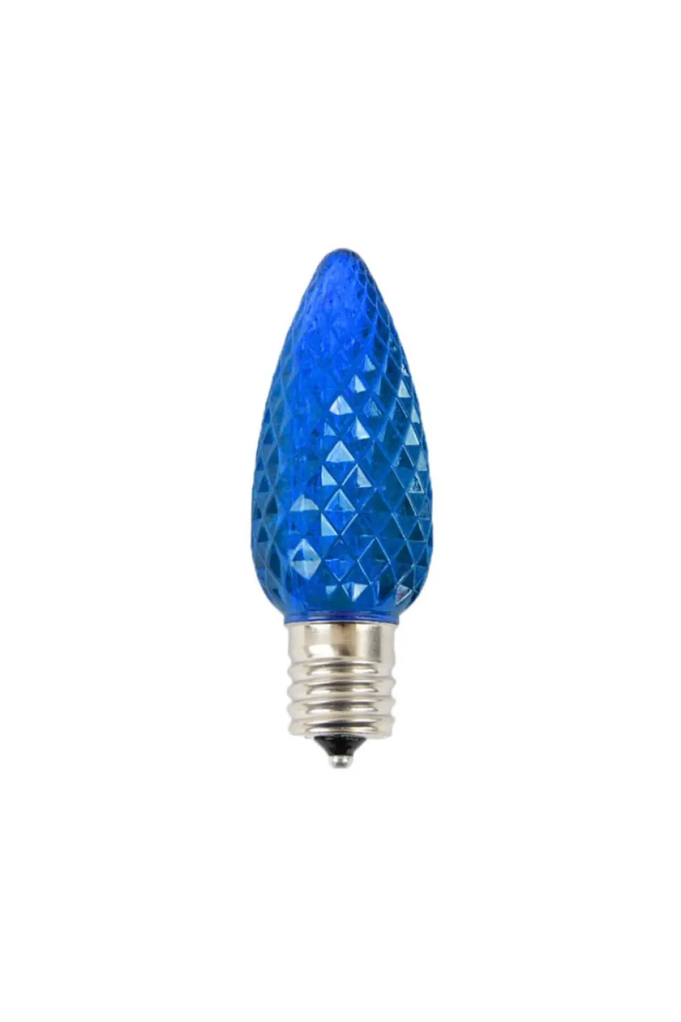 C9 Wonderful LED SMD Bulb (25 bulbs/bag) - Faceted, Blue
