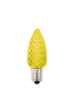 C9 Wonderful LED SMD Bulb (25 bulbs/bag) - Faceted, Yellow
