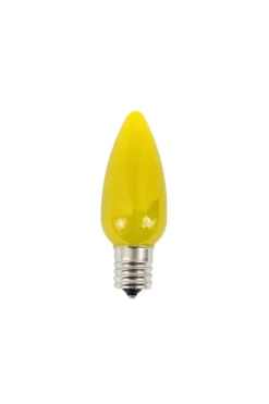 C9 Wonderful LED SMD Bulb (25 bulbs/bag) - Frosted, Yellow