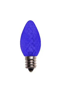 C7 Wonderful LED SMD Bulbs (25 bulbs/bag) - Faceted, Blue