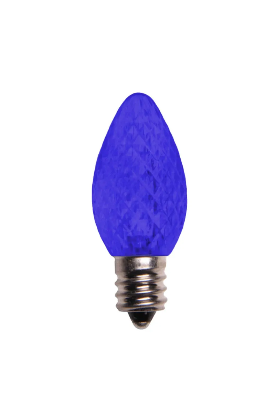C7 Wonderful LED SMD Bulbs (25 bulbs/bag) - Faceted, Blue