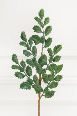 23" Dark Green Shimmer Metallic Holly