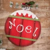 10” Deco Joy/Noel Ornament