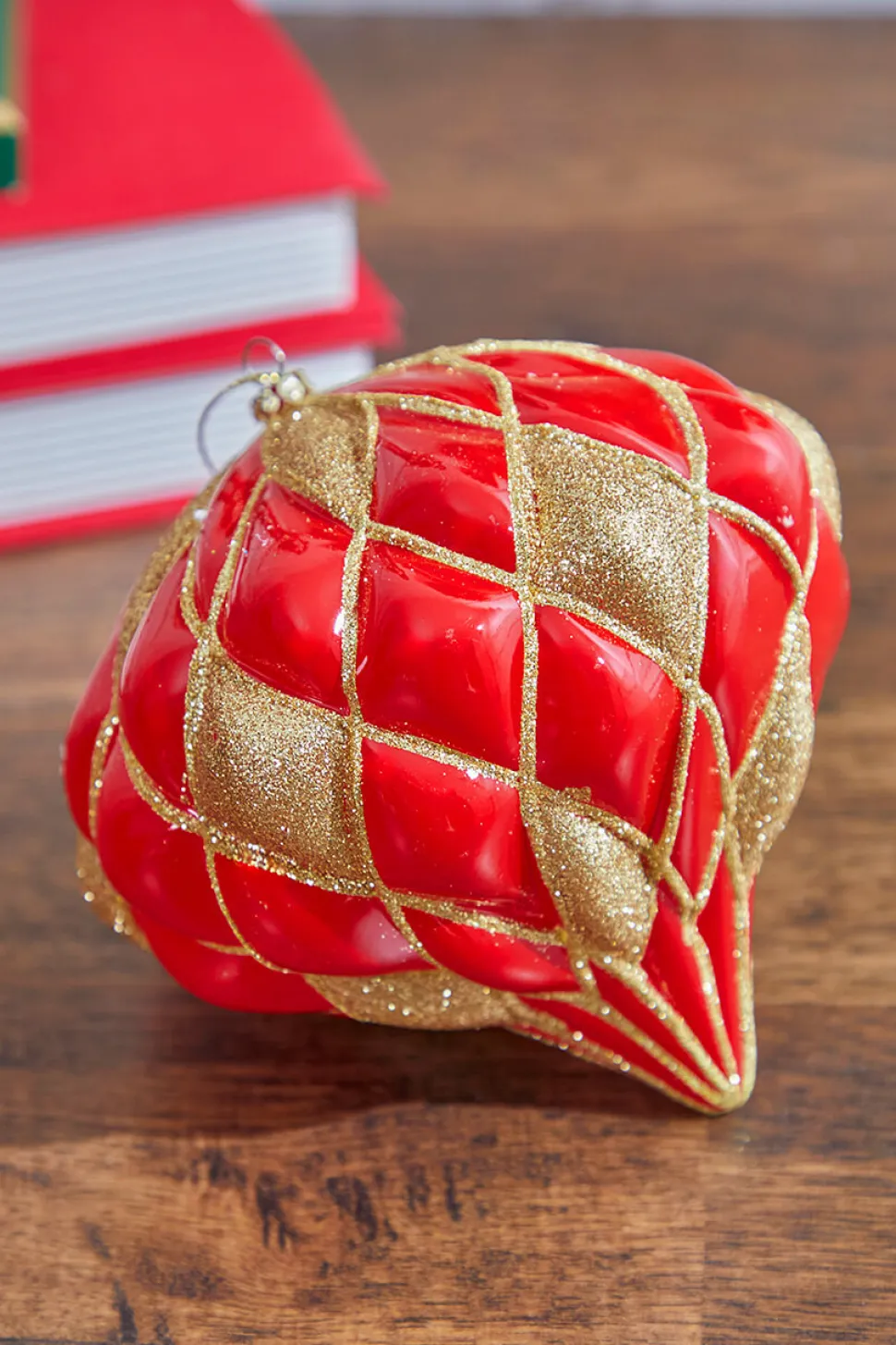 6" Diamond Onion Ornament