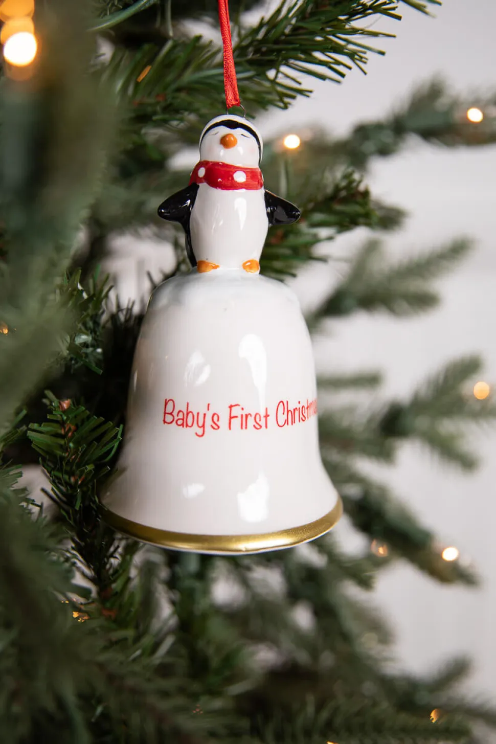 Dolomite Baby’s First Christmas Bell Ornament