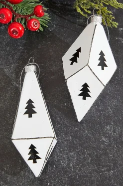 6" Drop Glass Ornament