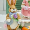 14.25" Easter Bunnies With Eggs