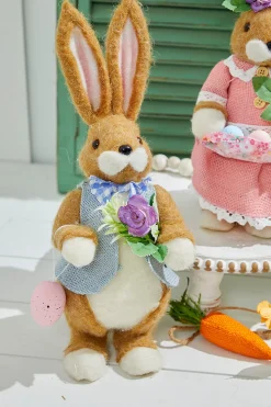 14.25" Easter Bunnies With Eggs