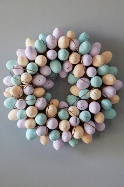 17.75" Easter Egg Wreath