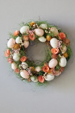 13" Easter Egg Wreath