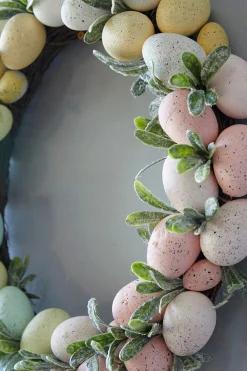 17" Easter Egg Wreath