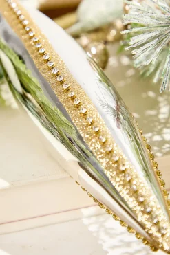 Elegant Glass Drop Ornament - 3 Assorted