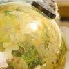 5" Etched Brilliant Gold Ball Ornament