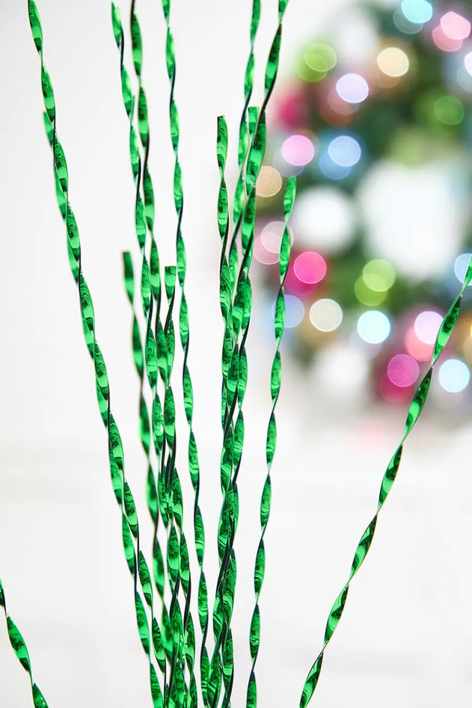 32" Evergreen Twisted Grass Spray